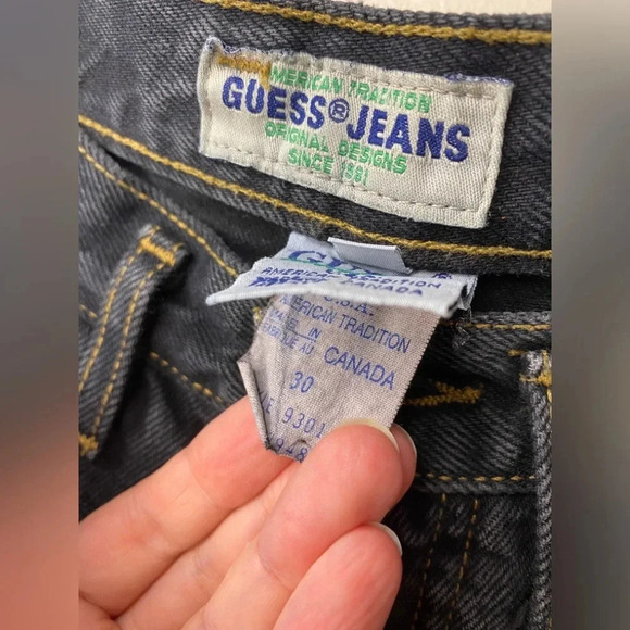 Vintage 90s Guess Made in Canada High Waisted Jeans - Picture 7 of 7
